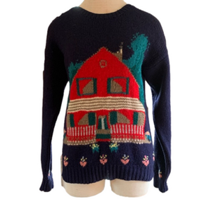 Deans of Scotland vintage so S 100% Shetland wool sweater